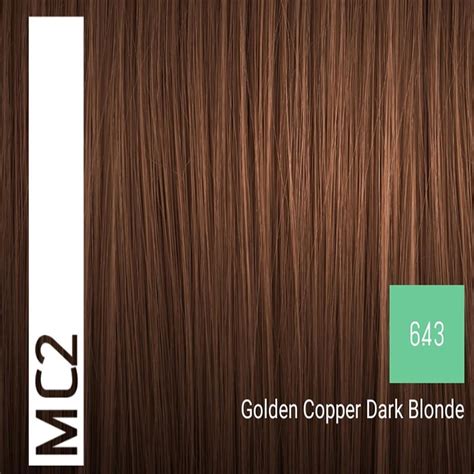 Sensus MC2 Permanent Hair Color 6 43 Golden Copper Dark Blonde 100ml μόνιμη βαφή χωρίς