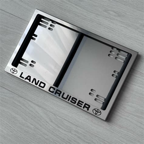 Рамка Land Cruiser для квадратного номера 290х170 мм ХРОМ тип 1А новый ...
