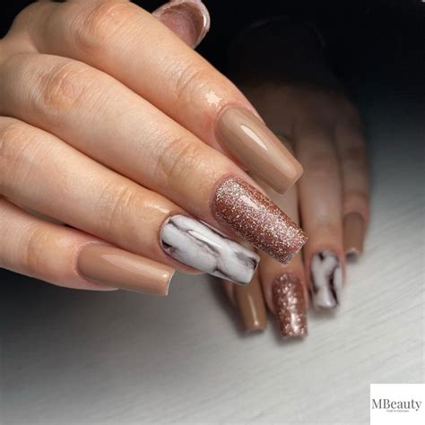 These Nude Glitter Nails Will Sparkle Up Your Life