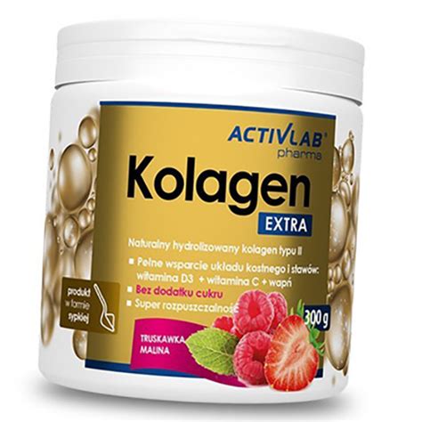 Гидролизат коллагена Collagen Extra Activlab 300г Клубника-малина ...