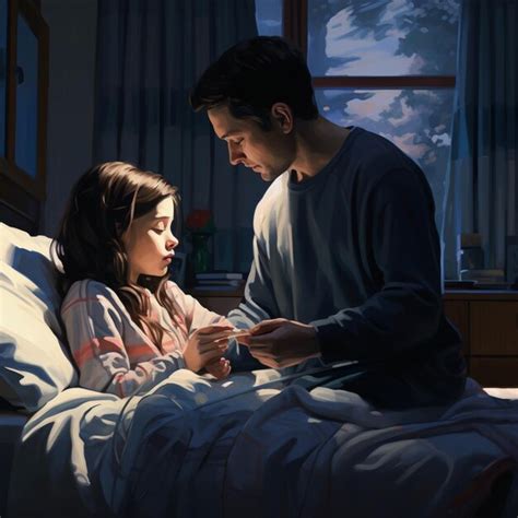 Premium Ai Image Parent Comforting Their Child