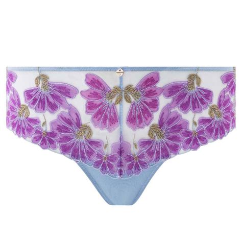 Shorty Bleu Clemence Morgan Lingerie Lemon Curve