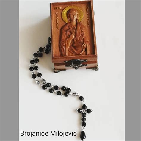 Vladičanska brojanica srebro 925 sa ukrasnom kutijom Sv. Petka. Kontakt ...