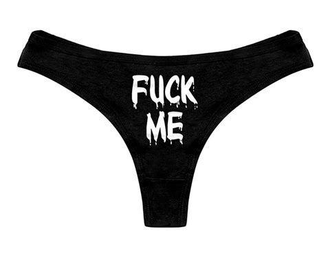 Fuck Me Panties Funny Sexy Slutty Naughty Bachelorette Party Etsy