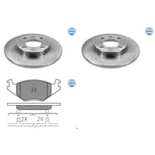 MEYLE BREMSSCHEIBEN 239mm BELÄGE VORNE passend für SEAT CORDOBA 6K