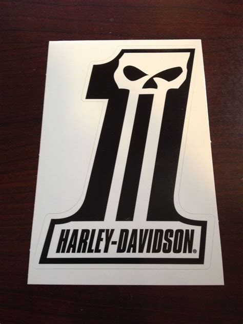 Harley Davidson 1 Skull Logo