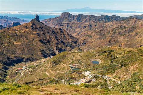 Caldera of Tejeda - Gran Canaria, Spain Stock Photo - Image of nublo ...