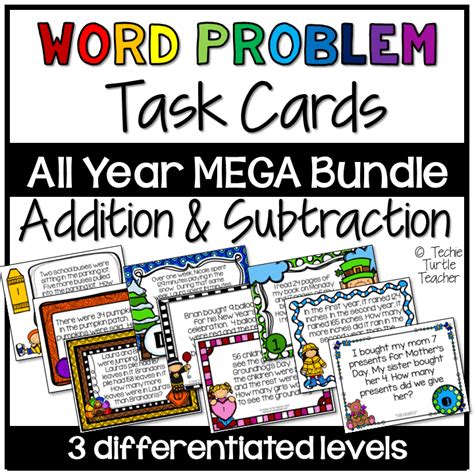 Word Problem Task Cards