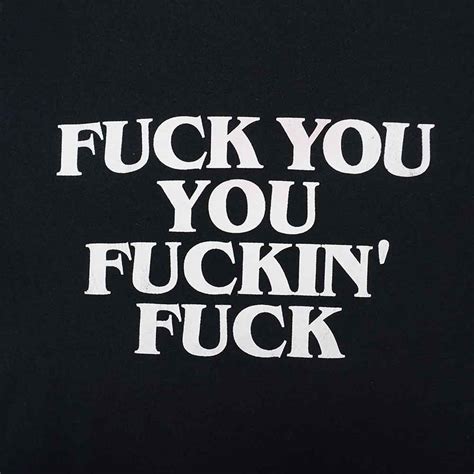 00 s FUCK YOU YOU FUCKIN FUCK プリントTシャツmtp01290302000077VINTAGE ヴィンテージ T SHIRT Tシャツused