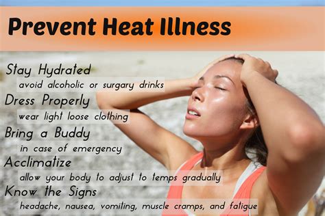 Its Getting Hot Out There Know The Symptoms Of Heat Illness To