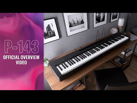 Цифровое пианино Yamaha P-143 B купить в Москве и СПБ по цене 67 990 руб.
