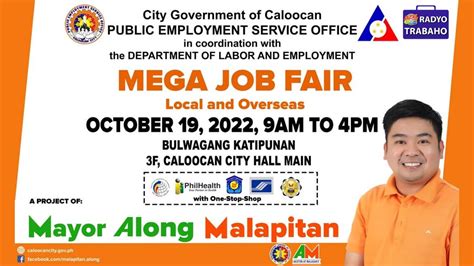 Mega Job Fair Sa Caloocan City Ikakasa Katuwang Ang PESO Caloocan At