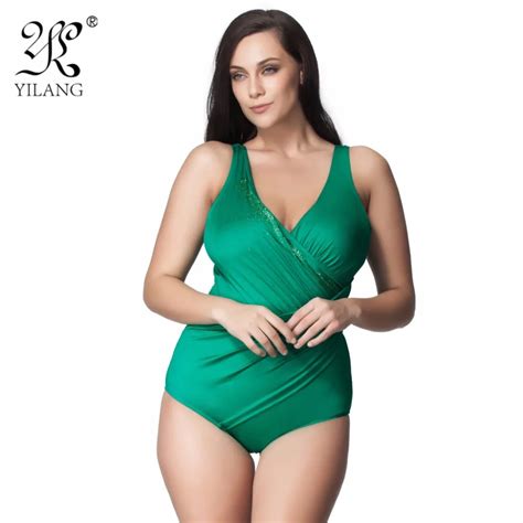 Aliexpress Buy Brand Mature Female Plus Size Swimwear Women One Piece Swimsuit Wrap