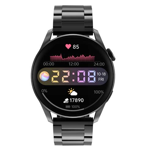 ZEGAREK SMARTWATCH 3 PRO PULSOMETR EKG ROZMOWY PL MENU – Jamlux