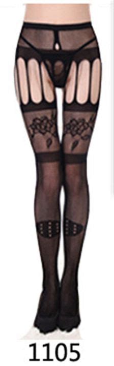 Hot Women Mesh Lingerie Garter Belt Fishnet Thigh High Stocking Lace Pantyhose Lazada Co Th