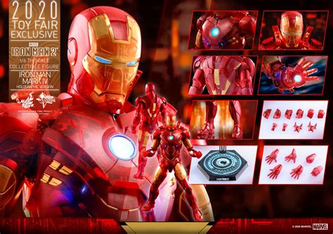 Hot Toys MMS 568 Iron Man 2 Mark IV Holographic Version Hot Toys Complete Checklist