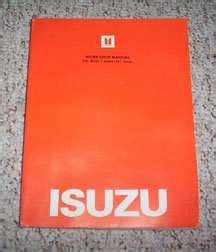 Isuzu I Mark Repair Manuals