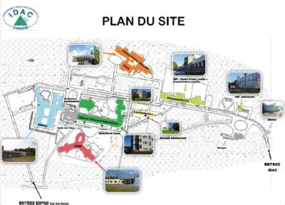 Plan d accès de l IDAC EPSM CAMIERS Institut Departemental Albert