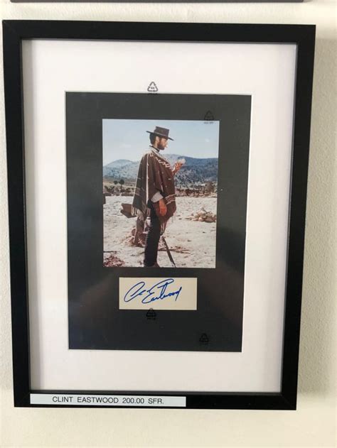 CLINT EASTWOOD Passepartout Autogramm Kaufen Auf Ricardo