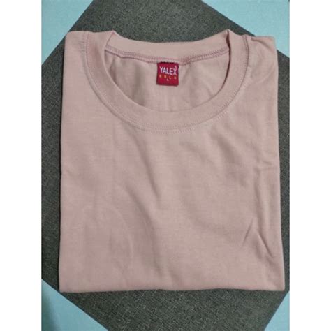Peach Yalex Plain T Shirt Shopee Philippines