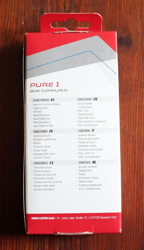 Testbericht Sigma Sport Pure