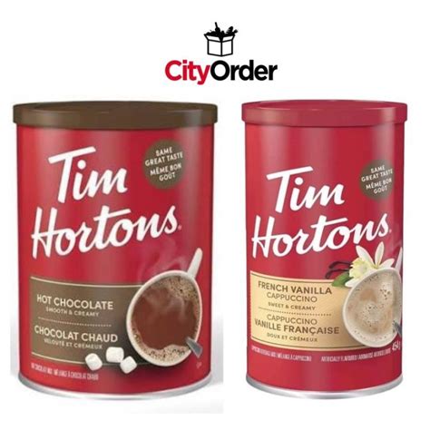 Tim Horton S Hot Chocolate And French Vanilla 454g Lazada PH