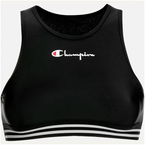 Champion Women S Halter Neck Bikini Top Black Free UK Delivery Over 50