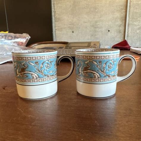 Wedgewood Florentine Turquoise W Oz Demitasse Cup No