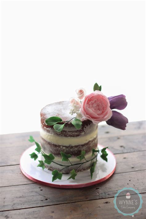 Naked Floral Cake