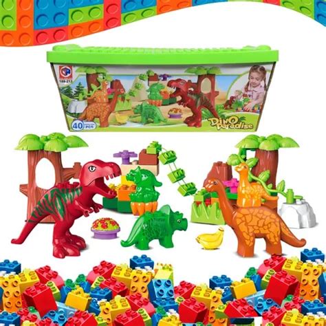 Dinosaurios Jurassic Bloques Construccion Juego Para Armar En Venta En