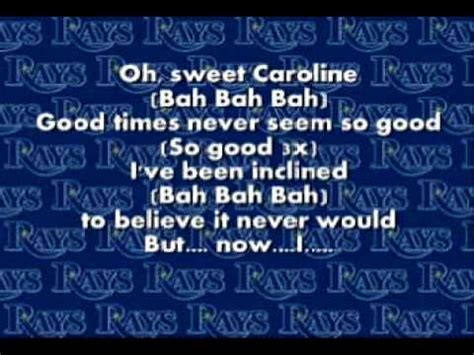 Sweet Caroline - Neil Diamond - Lyrics Chords - Chordify