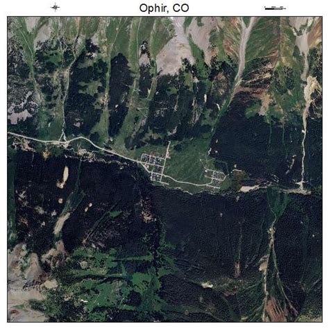 Aerial Photography Map of Ophir, CO Colorado