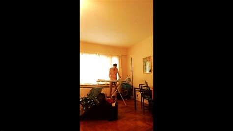 Ironing My Laundry Nude