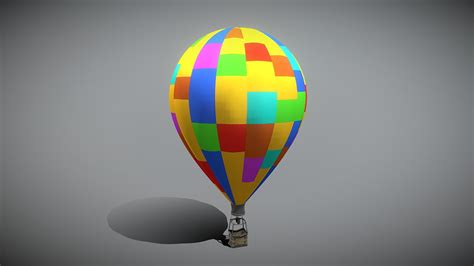 Hot Air Balloon Buy Royalty Free D Model By Zhang Shangbin Zhangshangbin B D