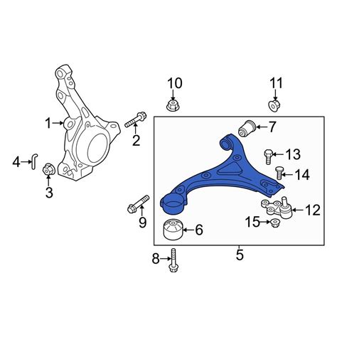 Hyundai OE 545003S000 - Front Left Suspension Control Arm