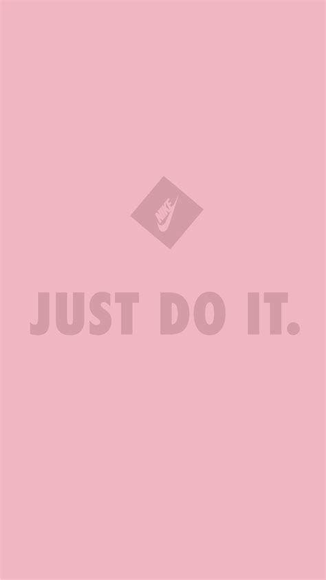 Nike Just Do It Pink Wallpaper