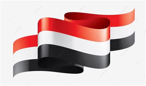 Yemeni Flag Yemen Ribbon Tape Celebration Yemen Freedom Png And