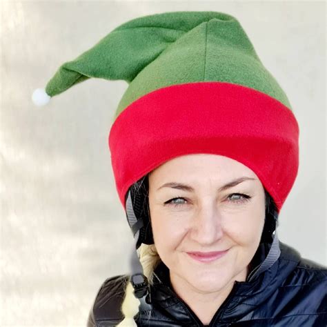 Green Christmas Elf Elves Ski Helmet Cover Snowboard Helmet Cover
