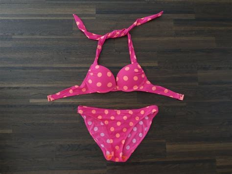 Top Hunkem Ller Bikini Pink Weiss Polka Dot Gr S Kaufen Auf Ricardo