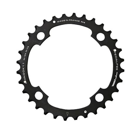 Plateau Vtt Bra D Ta Chinook Triple Dts Exterieur Noir Alu Pour