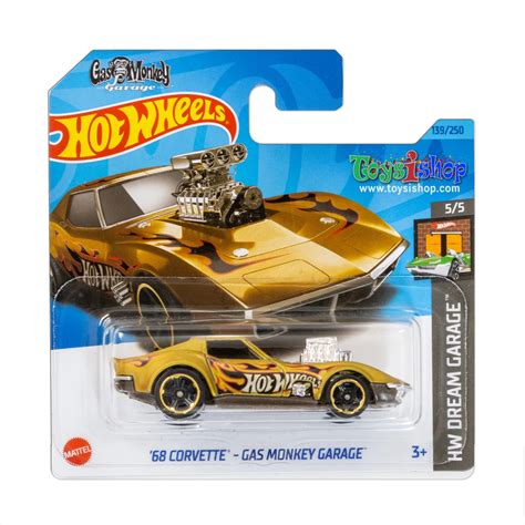 Hot Wheels 68 Corvette Gas Monkey Garage HW Dream Garage 139