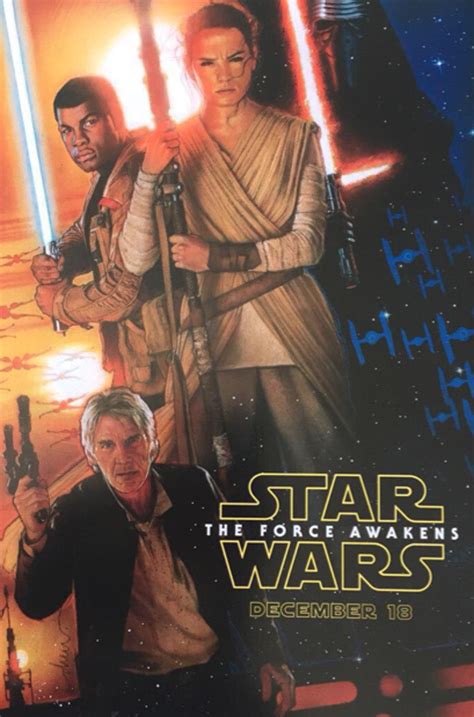 El primer póster oficial de Star Wars El despertar de la Fuerza