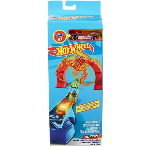 Hot Wheels Acrobacias Salto Do Fogo E Carrinho Mattel Fwm em Promoção na Americanas
