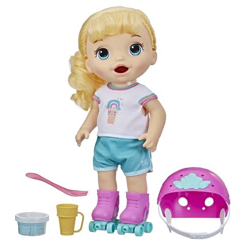 Baby Alive Roller Skate Baby Doll With Blonde Hair Inch Doll Only