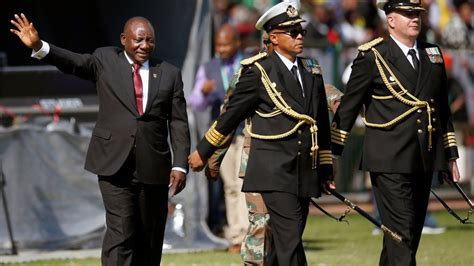 South Africas President Ramaphosa Vows New Era At Inauguration Bbc