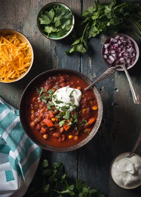 Vegetarian Three Bean Chili Will Cook For Friends