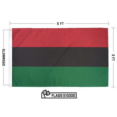 Pan-African Flag | 3ft x 5ft Polyester Flag – Flags For Good