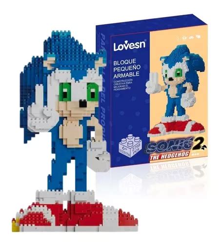 Sonic The Hedgehog Figura Bloques Armables D Mini Blocks En Venta En