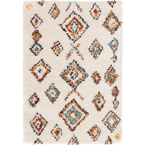Tapis Inspiration Berbère Lama Blanc 160x230cm Centrakor