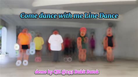 09 Come Dance With Me Line Dance Beginner Foxtrot Demo YouTube